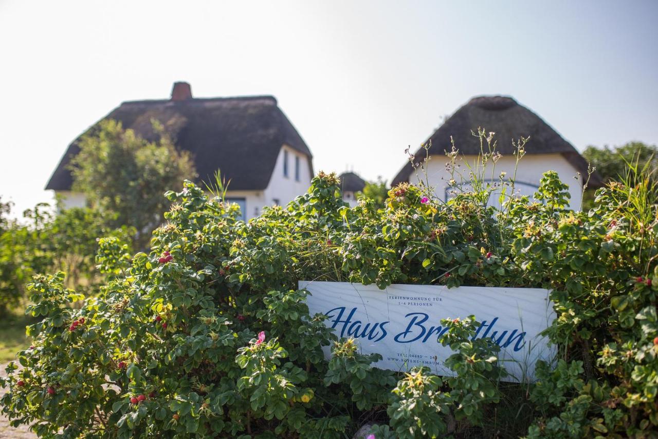 Haus Bräätlun Ferienwohnung Bräätlun 4 Norddorf auf Amrum Exterior foto